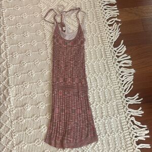 Zadig & Voltaire Pink and Gray Knit Dress